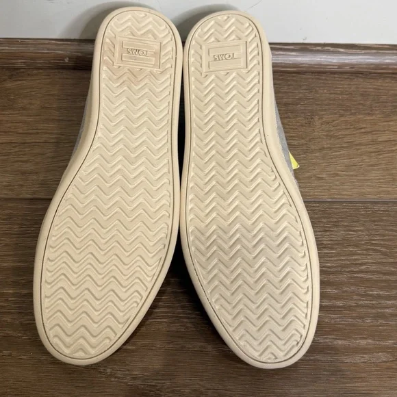TOMS Women's NWT Deconstructed Alpargata Slip-On Casual Shoes, Gray, Size 8.5 - Picture 10 of 11